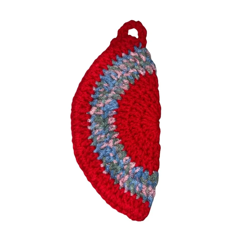Potholder Crochet Handmade‎ Red 8
